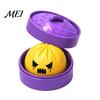 Steamed Bun Stress Relief Toy Dumpling Squeeze with Purple Steamer, Creepy Squeezing for Halloween, Home Office Relaxation Ball Fidget Desk Toys
