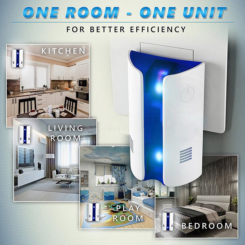 Intelligent Frequency Conversion Ultrasonic Mouse Repeller Mosquito Repeller Microlight Wave Insect Repeller