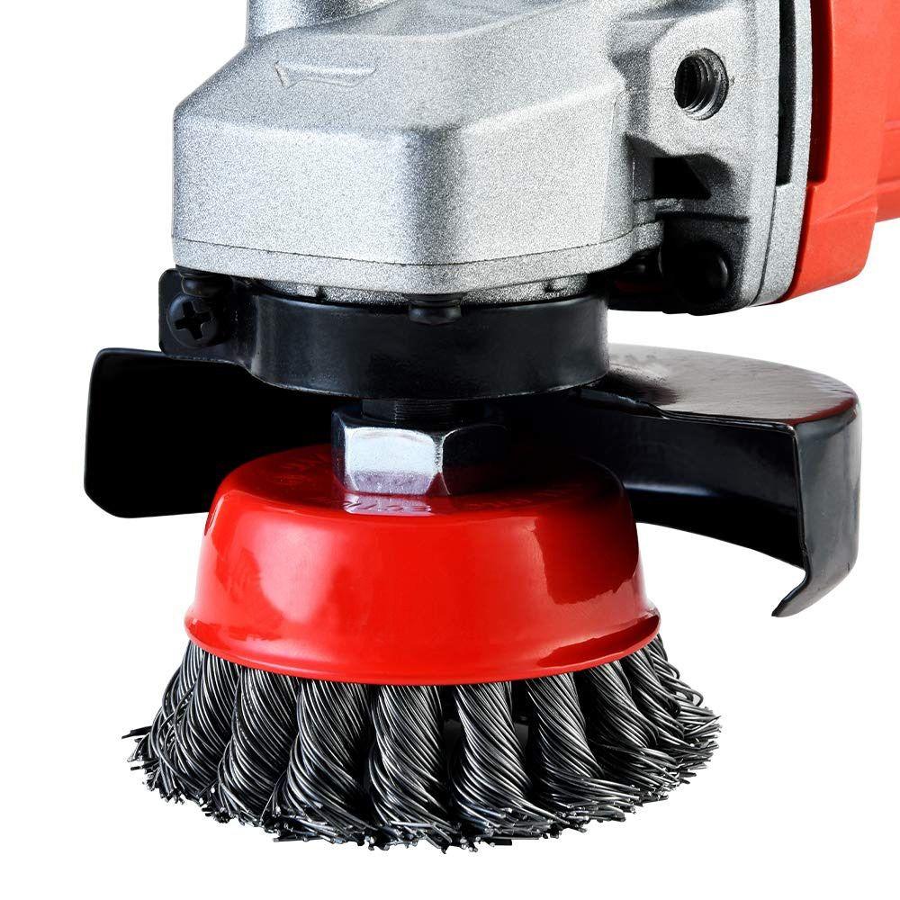 Очистка ржавчины, проволочная щетка для удаления ржавчины, угловая шлифовальная машина, чашка, абразивная щетка, абразивный инструмент
