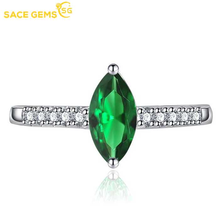 Sace Gems Классическое кольцо из медного сплава с цирконом, женские ювелирные изделия, свадебный подарок для вечеринки
