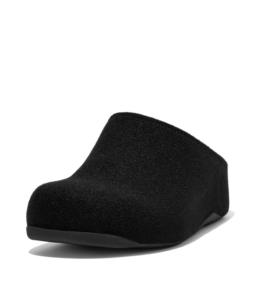 Fitflop [Shub] Женские войлочные клоги - Полностью черные (Ft59K2P015)
