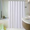 White Shower Curtains Waterproof Thick Solid Bath Curtains For Bathroom Bathtub Large Wide Bathing Cover 12 Hooks