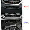Для Volkswagen VW ID.4 ID4 2022 2023 внутренняя часть автомобиля ремонт центральной консоли отделка из углеродного волокна нержавеющая сталь