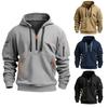 Autumn Men's Sweatshirt Hoodie Zipper Multi-Pocket Pullover Men's Sports Casual Jacket