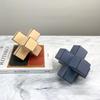 Modern Simple European Style Light Luxury White Blue Resin Cross Ornament Model House Sales Office Soft Decoration