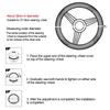 PU Leather Steering Wheel Cover 38cm Steering Cover Steer Wheel Protector  Car Interior Decoration