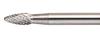 TRUSCO TB51A030L75 Твердосплавная x 6 Длина лезвия x 3 Борфреза двойной насечки, Овальная, Хвостовик 3 мм, Длинная,