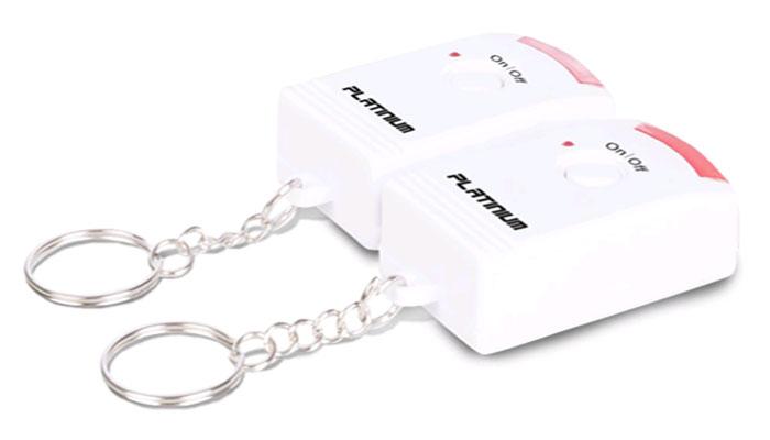 Wireless Alarm + 2 Remotes, Loud Alarm
