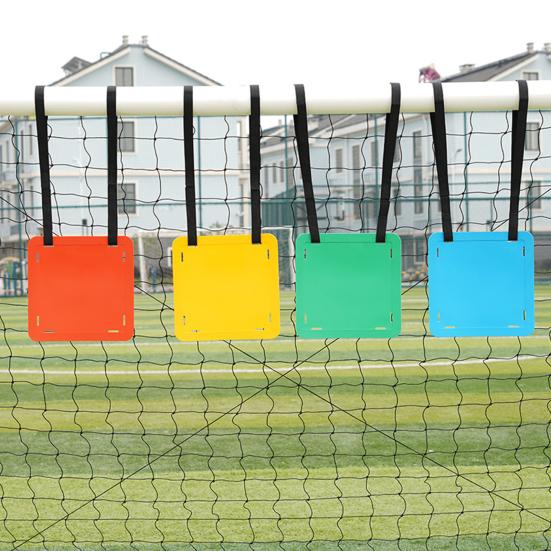 Футбольные ворота, тренировочные спортивные ворота для ловкости, для улучшения точности реакции, скоростной бросок, диски-мишени с регулируемым ремешком для лакросса