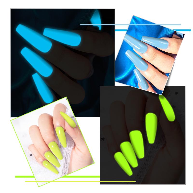 ROSALIND Mini Soak Off eon Luminous Гель-лак Яркий для дизайна ногтей LED/УФ-лампа