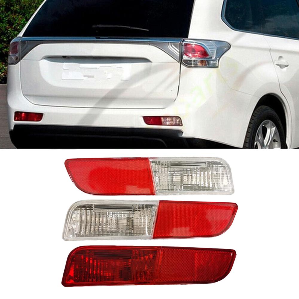Светоотражатель заднего бампера для Mitsubishi Outlander 2013 2014 2015 8337A111 8336A102 Задний габаритный огонь/стоп-сигнал с лампами