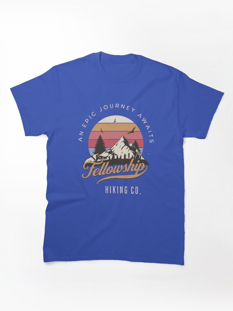 Journey Fellowship Hiking Co - An Epic Journey Awaits - Black - Fantasy Classic T-Shirt