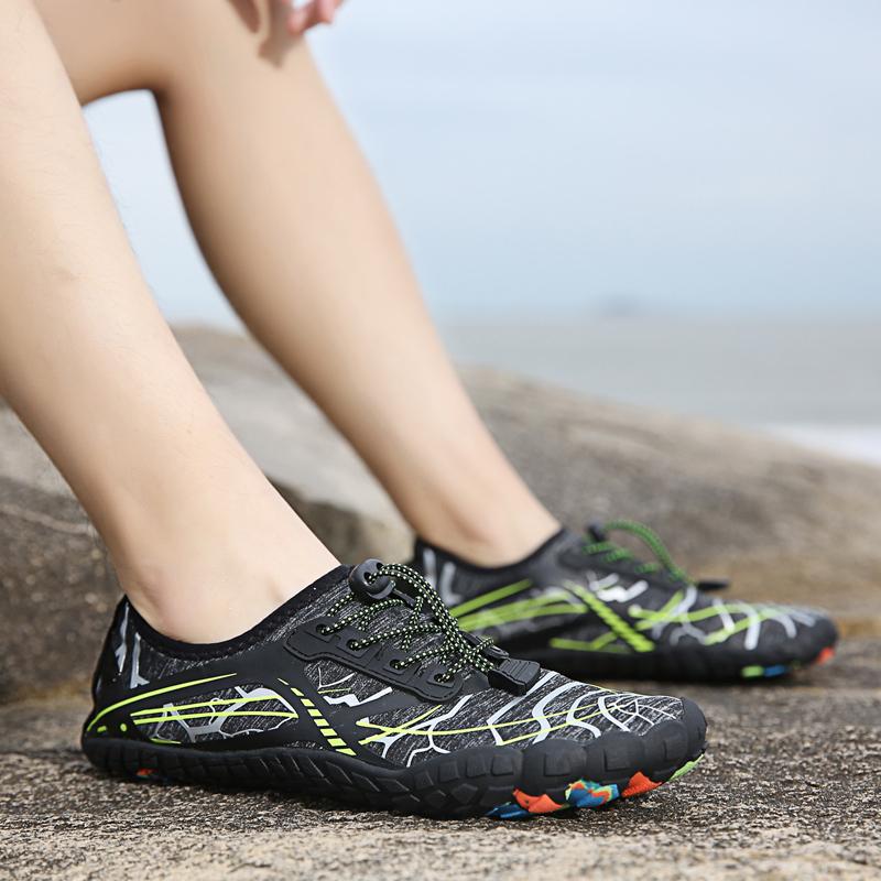 Летняя обувь для вейдинга в верховьях рек, пляжные босоножки-пятипальцы для ходьбы босиком, красочные сандалии, мужские, женские, для бассейна, плавания, портативные аква-кроссовки, унисекс