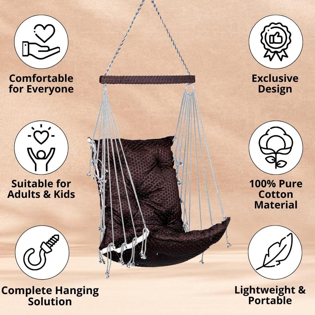 Качели для балкона / Взрослые / Качели-гамак / Подходит для дома и улицы