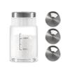 VKCHEF Seasoning Container, Spice Bottle, Seasoning Pot, Sugar Jar, Heat-Resistant Glass, Perfect for New Life, Seasoning Storage, Pepper, Salt, Seaso