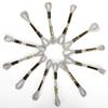 24pcs Silver Glossy Embroidery Floss Glitter Thread HandMade Yarn Cross Stitch Threads  DIY Craft