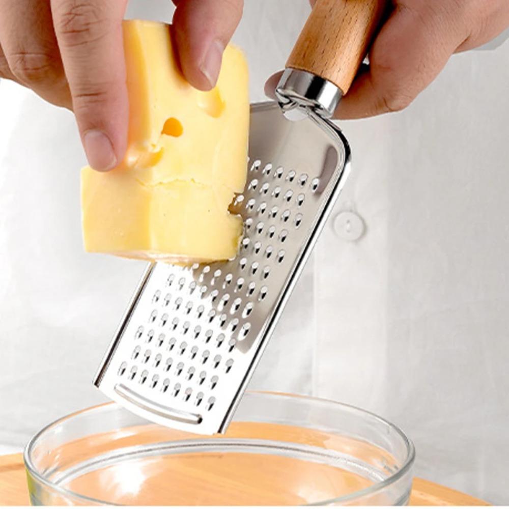 Quickly Cheese Grater Flat Wooden Handle Flat Cheese Grater Cheese Grater for Kitchen Accessories