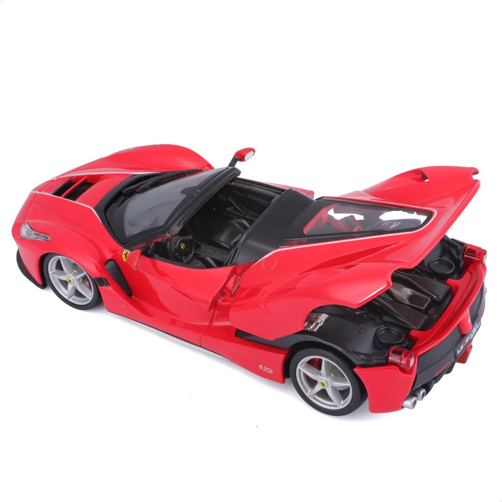 Bburago 1/24 Scale Ferrari LaFerrari Aperta Red / Diecast Model Car Finished Product 18-26022 RD