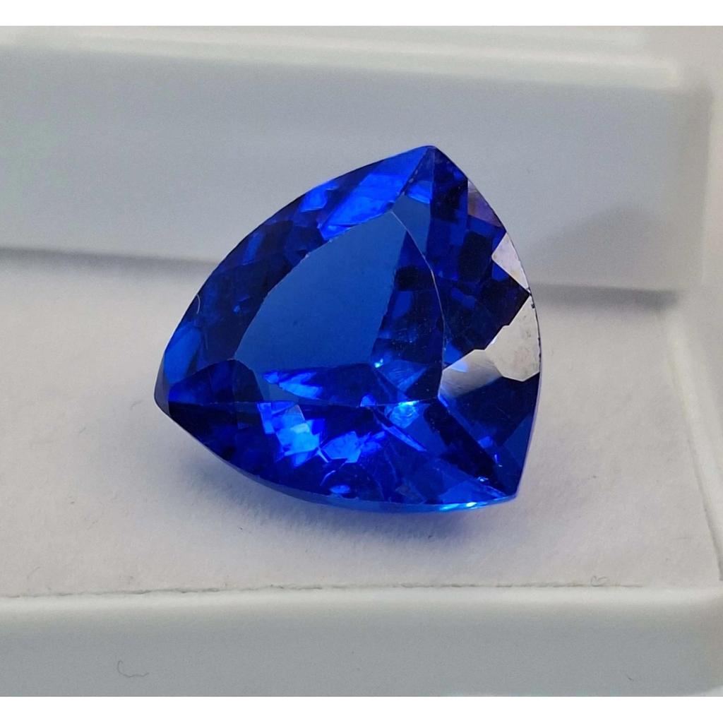 Trillion Cut Natural Blue Sapphire 8-10 Ct Fabulous Certified Loose Gemstone