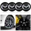 Для Mazda 3 6 CX5 2 CX3 CX9 MX5 RX8 Axela Demio Atenza MS 56MM Колпачок ступицы колеса автомобиля Наклейки с логотипом Эмблема диска Стайлинг автомобиля