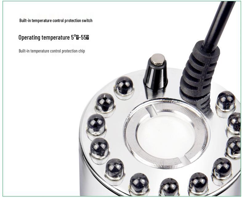 12 В Ультразвуковой туманообразователь с одной головкой на солнечной батарее, увлажнитель