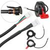 48V Electric Bicycle Accessories Waterproof Connector Finger Thumb Throttle Ebike Thumb Throttle