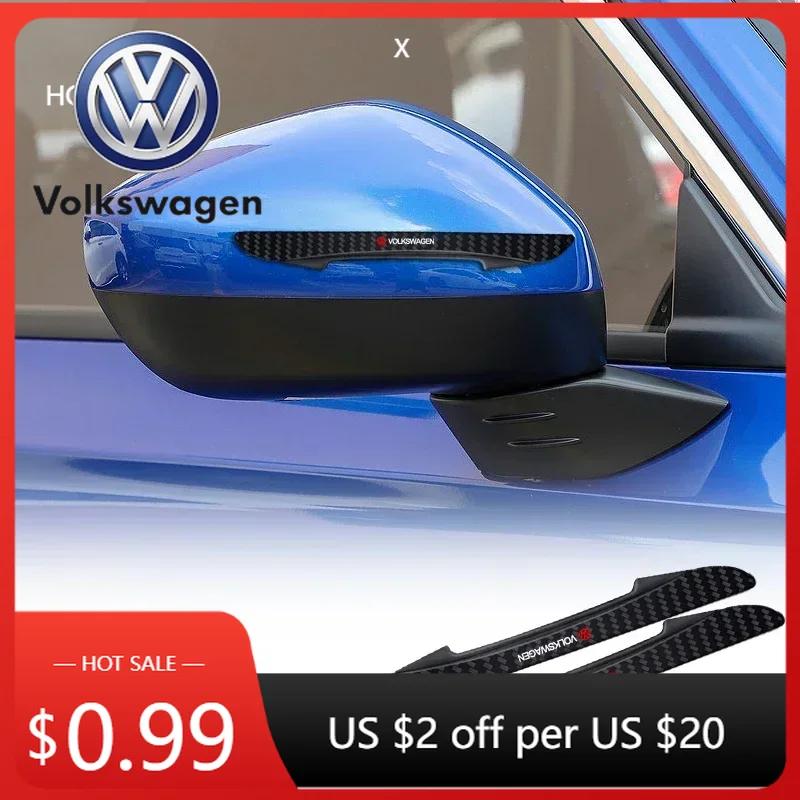 Для VOLKSWAGEN VW Polo B5 VW Для Volkswagen 4 шт. Резиновые Защитные Накладки на Кромку Двери Автомобиля Противоударные Полосы Наклейки Для Volkswagen Golf Mo