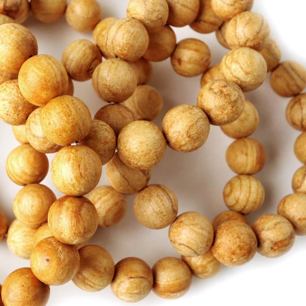 Palo Santo Peruvian Wooden Prayer Fragrant Inner 21cm [GOLD STONE] Bracelet, 12mm, Holywood, Beads, Wood, Diameter Approx.