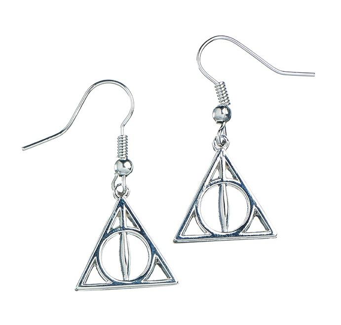 Harry Potter Deathly Hallows Drop Earrings