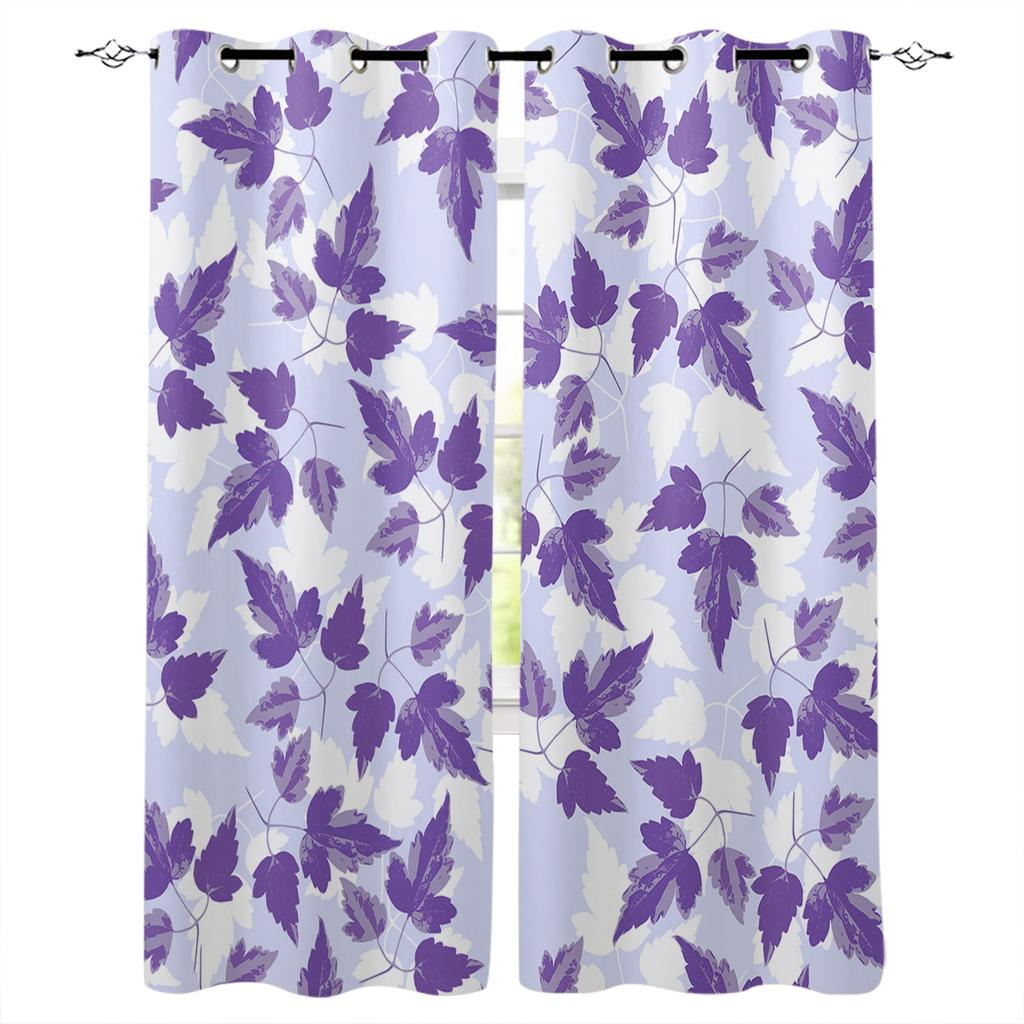 Синие акварельные оконные шторы, кухонные шторы, панели, домашний декор, шторы для гостиной, шторы для спальни