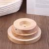 10Cm 12Cm 15Cm Wood Table Lamp Base Round Solid Wood Display Lamp Base Light Parts Stand For Diy Table Lamp Bases