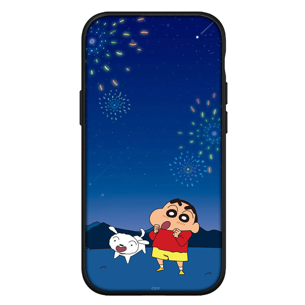 Чехол для iPhone 16 15 Xiaomi Redmi Note 14 13 12 11 Pro Max X 8 16e Samsung Galaxy S25 S24 S23 Moto OPPO Huawei Crayon Shin Chan Shinchan Чехол для телефона