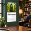 Thick Paper Monthly Organizer Pickle Wall Calendar 2027, Funny Pickled Cucumber Illustrations 12 Student Study Room Month Planner, Spiral Bound