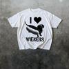 I Love Wieners Shirt, Funny Unisex Graphic T-Shirt, Fourth of July Independence Day Tee, Weiner Hot Dog Gift
