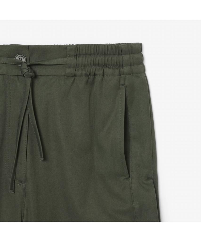 LACOSTE Женские хлопковые брюки со боковым клапаном свободного кроя Hf2452-55G HCF