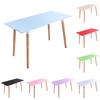 4/6/8FT Stretch Table Cover Elastic Edge Design Wrinkle-Resistant Seamless Fit Easy Installation Folding Table Cover