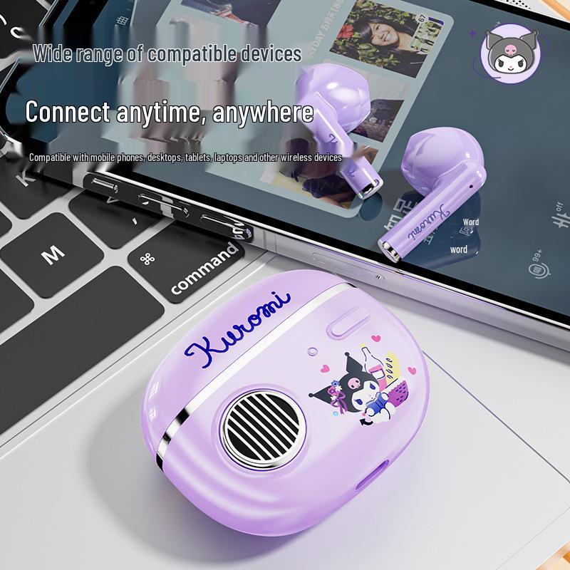 Милые Bluetooth-наушники для девочек с лицензией Sanrio