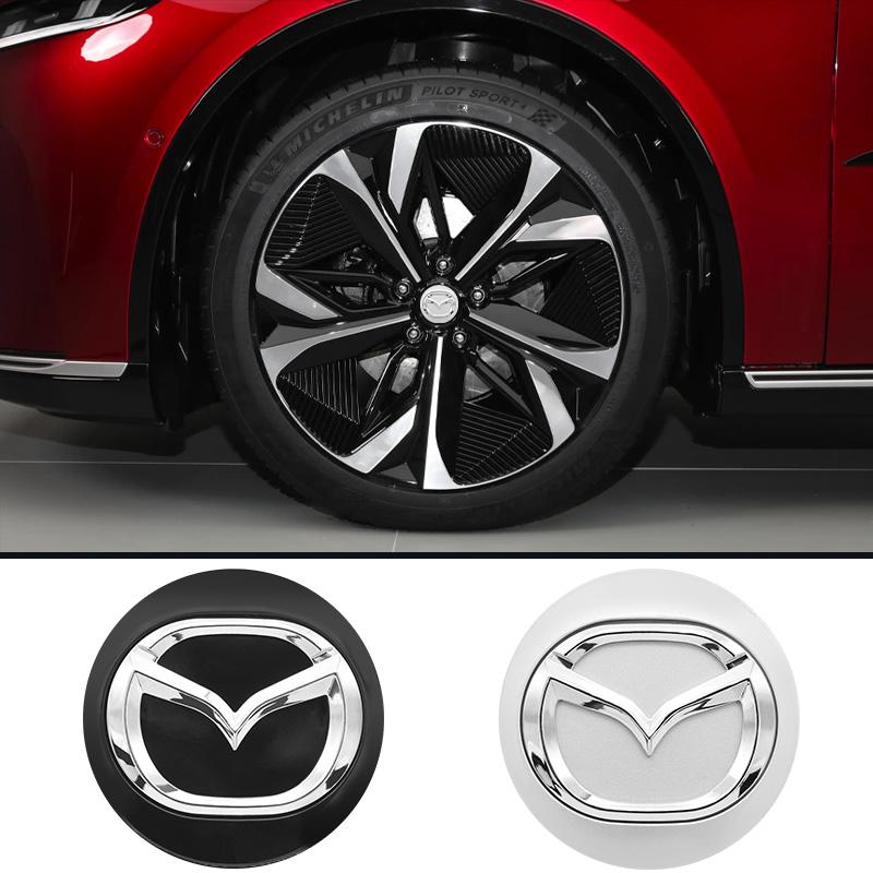 4PCS 56mm Car Wheel Hub Center Caps Rim Cover Badge Emblem For Mazda 3 6 Atenza Axela CX3 CX5 Demio MP MS RX8 2 Auto Accessories NT1