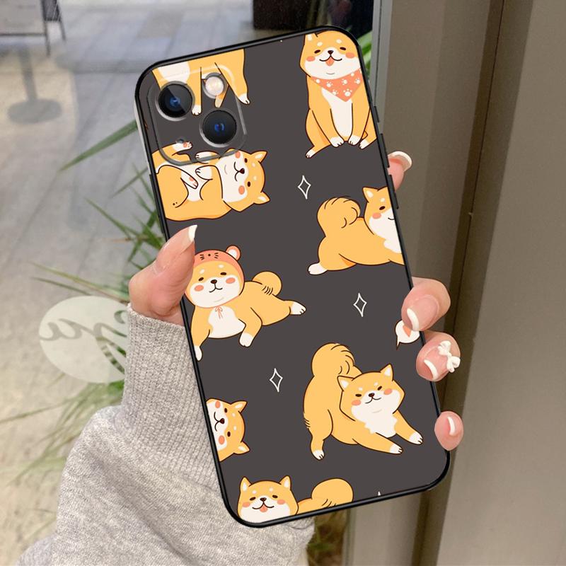 Чехол с животным Сиба-ину для iPhone 17 Pro Max 16 14 13 12 11 15 Pro Max Plus 12 13 Mini 16e 17 Air Задняя крышка