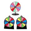 8-дюймовое акриловое радужное колесо фортуны с 12 секциями, вращающееся колесо для записей, с подставкой, DIY спиннер, настольная рулетка, реквизит для настольной игры на вечеринку