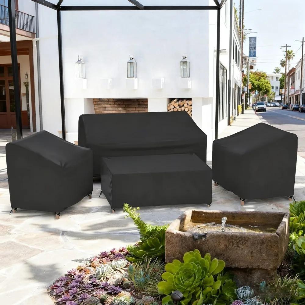 Водонепроницаемый прямоугольный чехол для уличного стола - Всепогодная защита для сада и патио