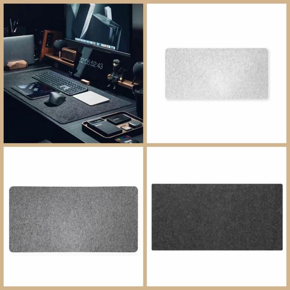 Rectangle Felt Mouse Pad Large Size Mouse Mat Computer Accessory Mice Pad Office