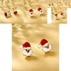 Сплав Мультяшные Рождественские Серьги Очаровательный Санта И Олень Для Женщин
