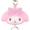 Брелок-катушка Sanrio My Melody Key Mascot My My Melody xx Персонаж 168653 В форме лица Мелоди-тян 13,4 6,5 1,8 см