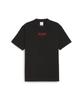 Puma Puma X Pleasures Graphic ShorT Sleeve T shirT   Black  624096 01