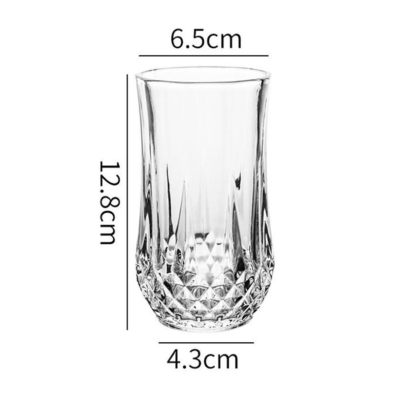 85 мл/215 мл/310 мл/250 мл/360 мл Бокал Коллинз Стаканы для виски Дно с ромбовидным рельефом Чашка для напитков Бытовая Tazas Кофейная посуда Посуда для напитков