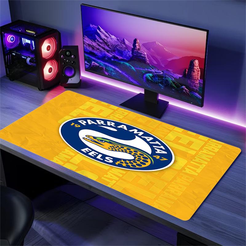 Parramatta Eels Print Cushion Non-slip Laptop Tablet Big Mousepad XXL Mat Mini PC Playmat With Lock edge