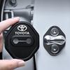 WTRK1 4Pcs Silicone Car Door Lock Cover Protector Anti-rust Dustproof Clips Interior Accessories for Toyota Corolla Camry RAV4 Avalon