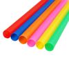 WIKHOSTAR 100 Pcs Colorful Plastic Long Disposable Drinking Straws Eco-Friendly DIsposable Straws