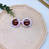 Модные детские солнцезащитные очки с жемчугом Diy Baby Round UV-Proof Sunshade Glasses Tide